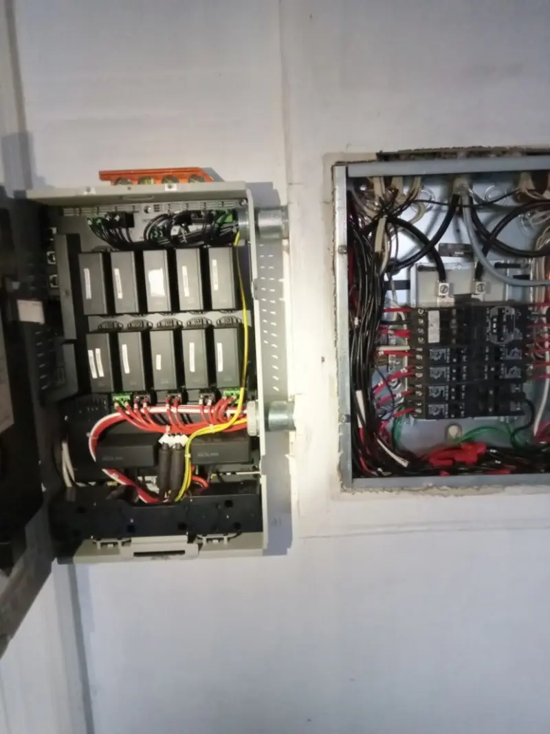 Electrical panel upgrade completed for Carbon Monoxide Detector Installation in Keller